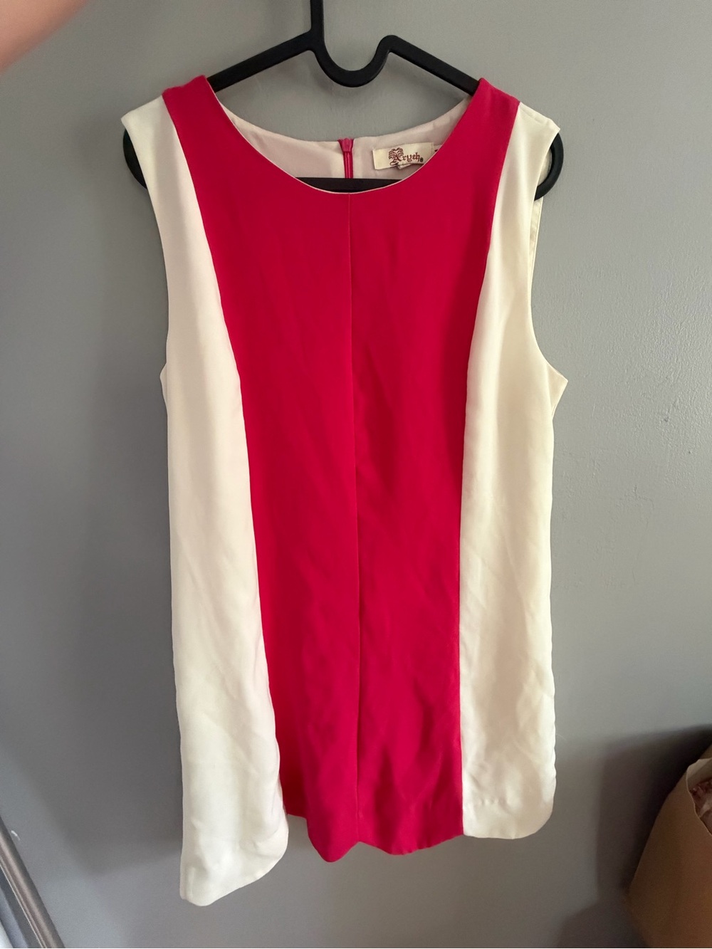 Axyeh Sleeveless Color Block Dress
